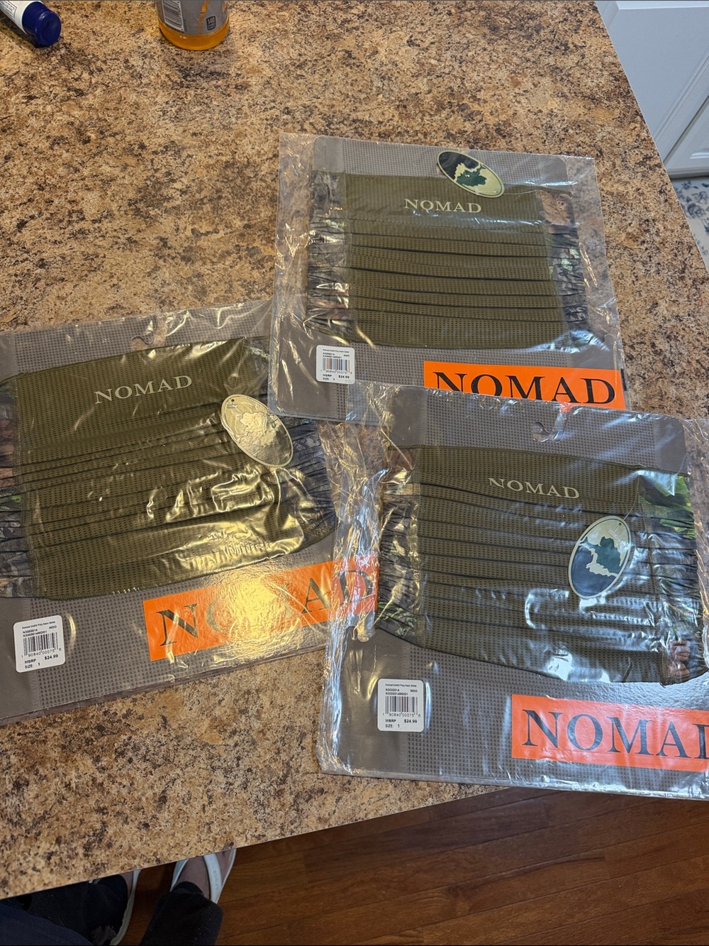 NWT 3 NOMAD Camo Poly Neck Gaiter